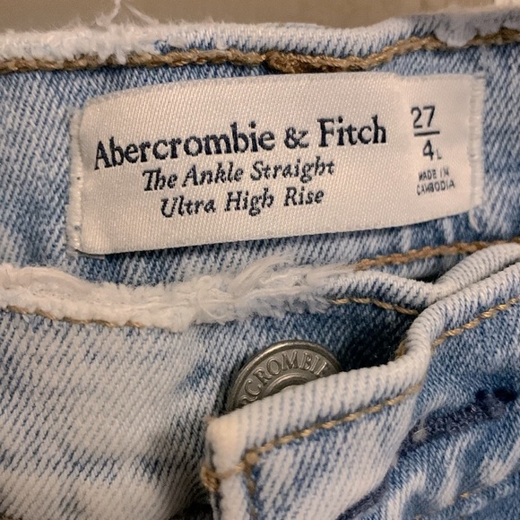 Ankle straight ultra high rise jeans - Picture 5 of 6